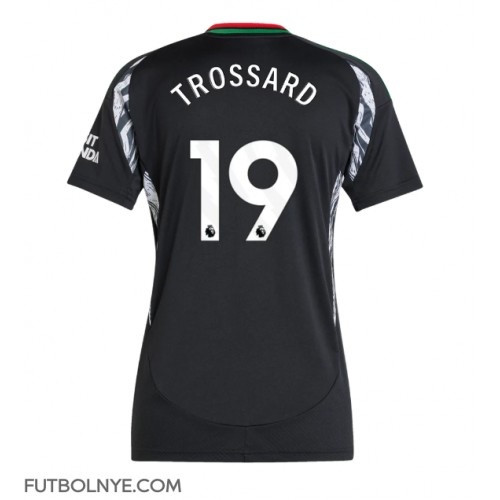 Camiseta Arsenal Leandro Trossard #19 Visitante Equipación para mujer 2024-25 manga corta